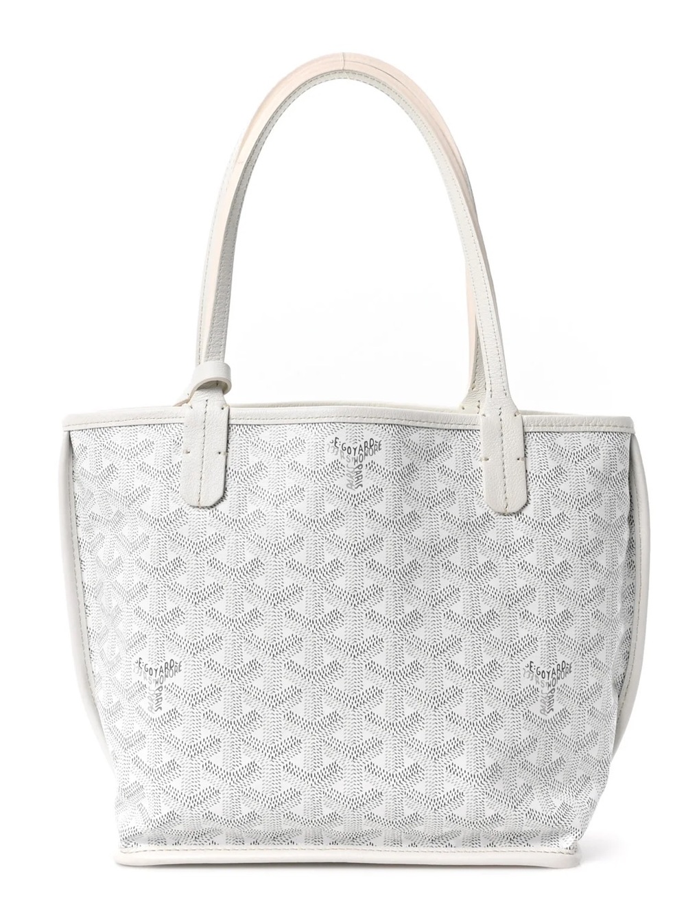 Goyard white tote